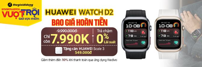 Đồng Hồ Thông Minh Huawei Watch D2 48mm Dây Cao Su - Giá Rẻ