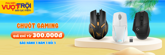 Chuột Gaming Chính Hãng, Giá Rẻ, Giảm Đến 150k, Bh 12 Tháng, Giao Nhanh  - 05/2025