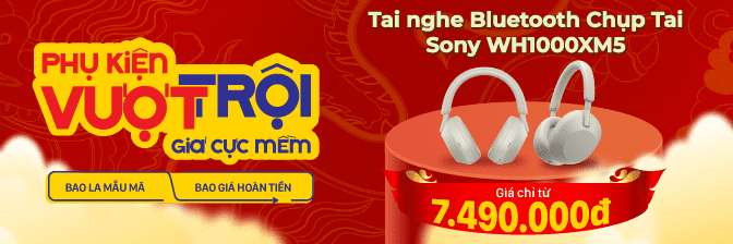 Tai Nghe Sony Wh-1000xm5 Chống Ồn Chính Hãng, Giá Rẻ, Góp 0%, Bh 1 Năm