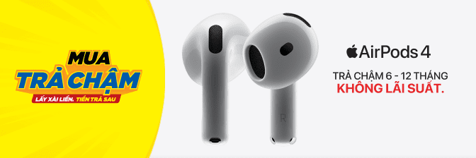 Tai Nghe Apple Airpods 4 | Giá Sốc, Giảm Sâu, Góp 0%