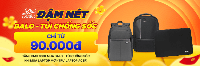 Balo Laptop, Túi Chống Sốc Cao Cấp, Bền, Đa Dạng Mẫu Mã - 02/2025