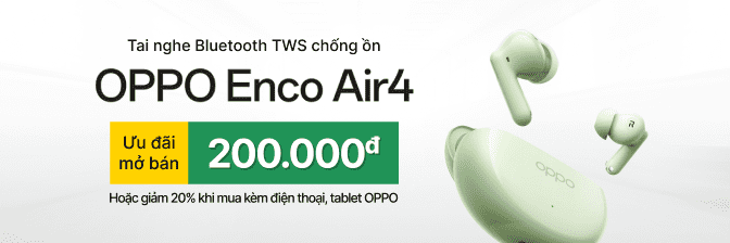 Tai Nghe Bluetooth True Wireless Oppo Enco Air 4 Etee1 - Chính Hãng