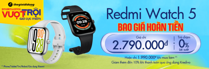 Đồng Hồ Thông Minh Xiaomi Redmi Watch 5 47.5 Mm - Giá Rẻ