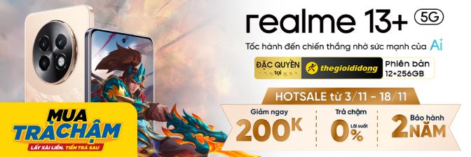 Realme 13+ 5g 12gb/256gb - Chính Hãng, Giá Tốt, Có Trả Góp