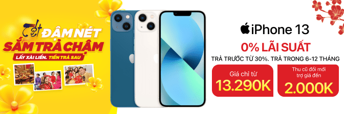 Iphone 13 (mini, Pro, Pro Max) Giá Rẻ, Mua Trả Chậm 0% Lãi Suất, Giao Hàng Nhanh  - 01/2025