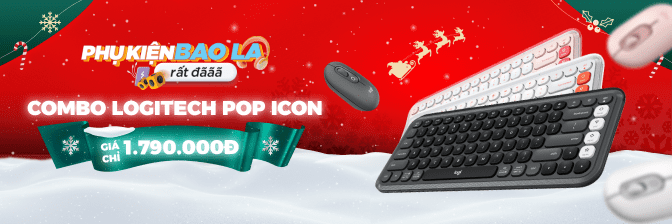 Bộ Bàn Phím Chuột Bluetooth Logitech Pop Icon -