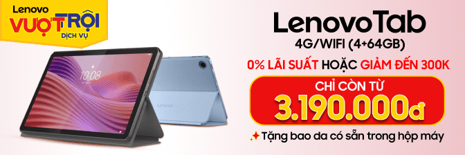 Lenovo Tab Wifi 4gb/64gb - Chính Hãng, Giá Rẻ, Có Mua Trả Chậm