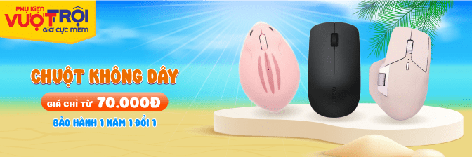 Chuột Không Dây Chính Hãng, Giá Rẻ, Chất Lượng Cao, Đa Dạng Mẫu Mã  - 05/2025