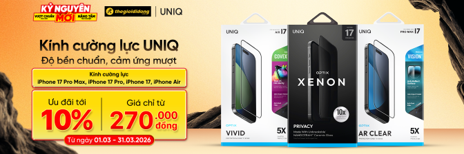 Kính CL UNIQ iPhone 17