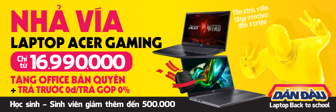 Laptop Acer Gaming Giá Rẻ, Chính Hãng, Trả Góp 0%  - 10/2024