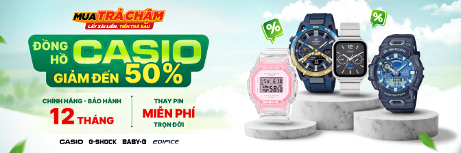 Đồng Hồ Casio Giảm Sốc Đến 50%