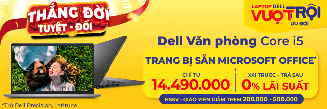 Máy Tính Laptop Dell Giá Rẻ, Có Trả Góp 0% Lãi Suất  - 05/2025