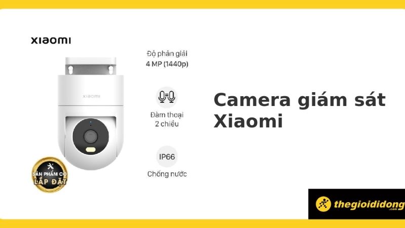 Mua Camera Xiaomi tại Thế Giới Di Động