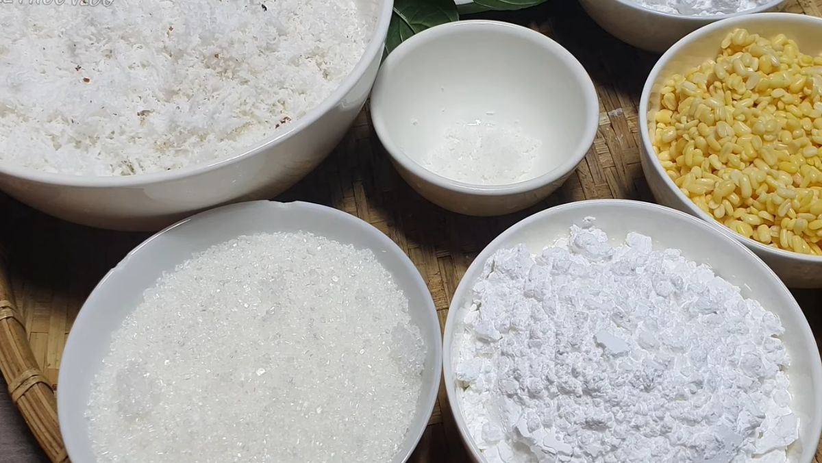 Nguyên liệu món ăn chè trôi nước bằng bột năng