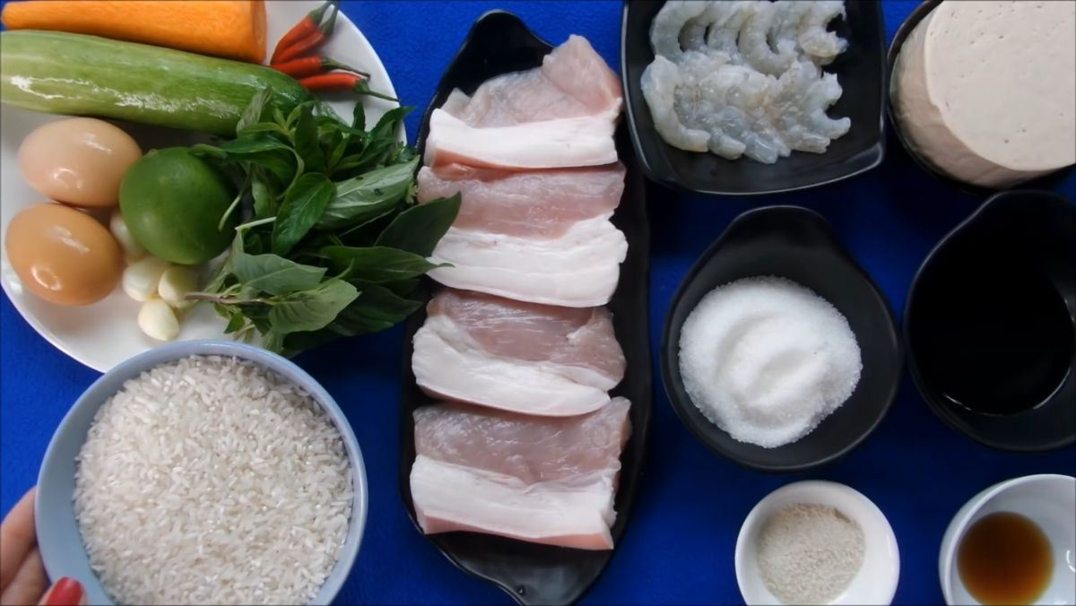 Nguyên liệu món ăn cơm âm phủ