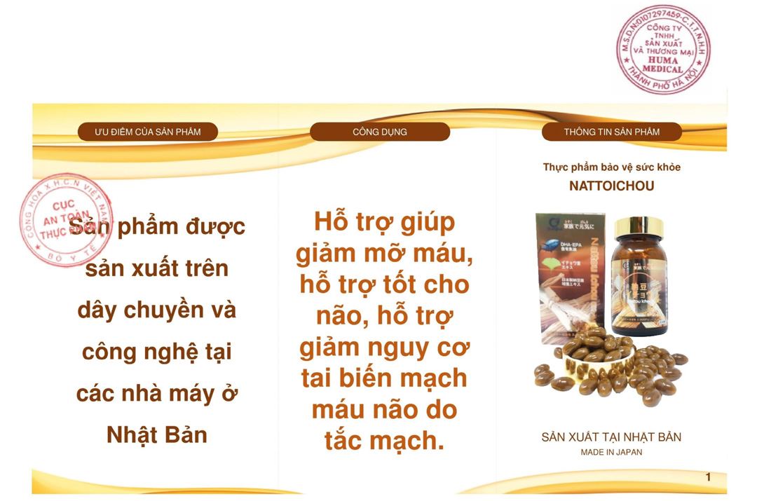 Thực phẩm bảo vệ sức khỏe Genki Fami Nattoichou hộp 90 viên
