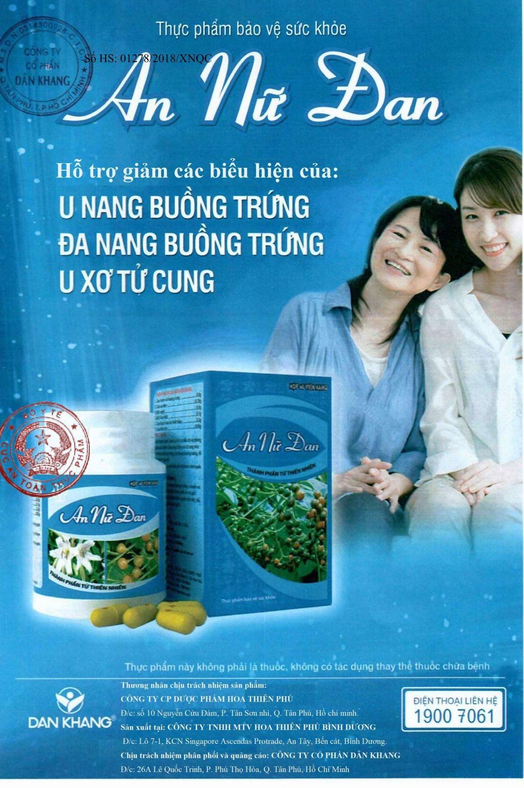 An Nữ Đan hộp 60 viên