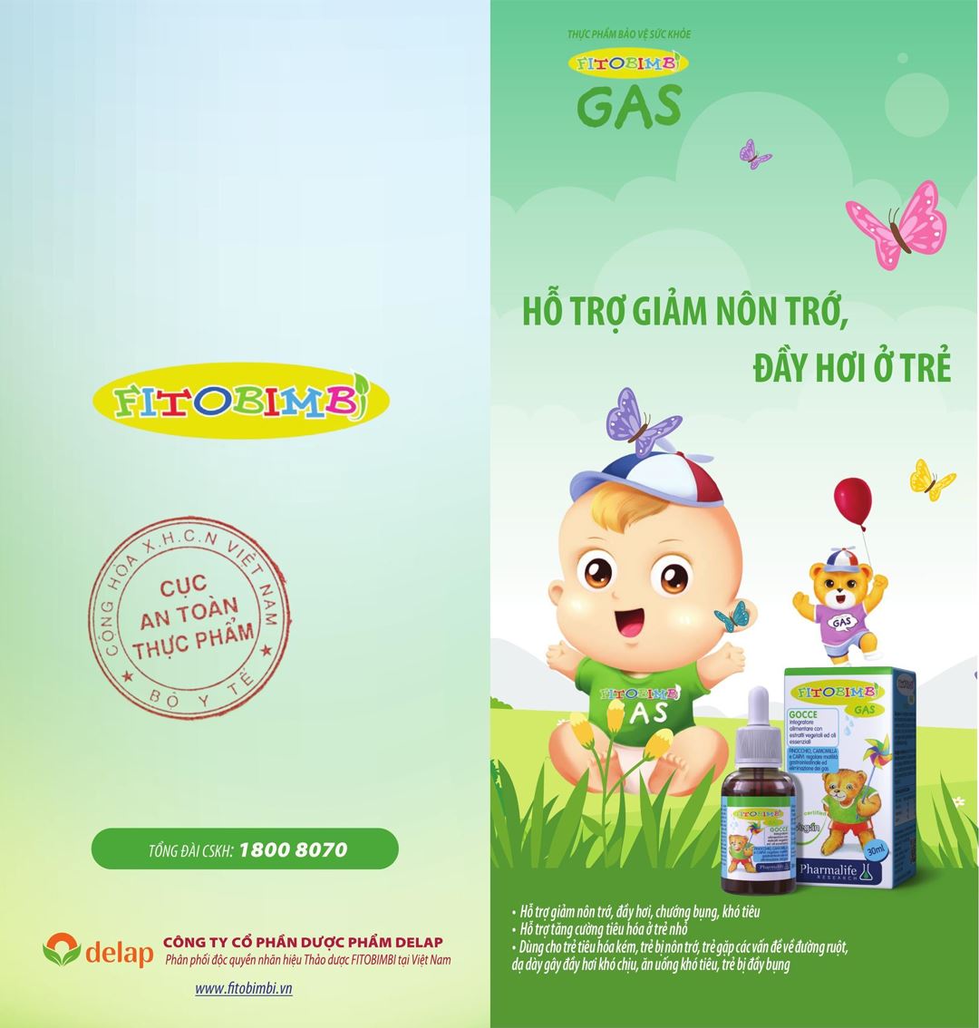 Fitobimbi Gas chai 30ml