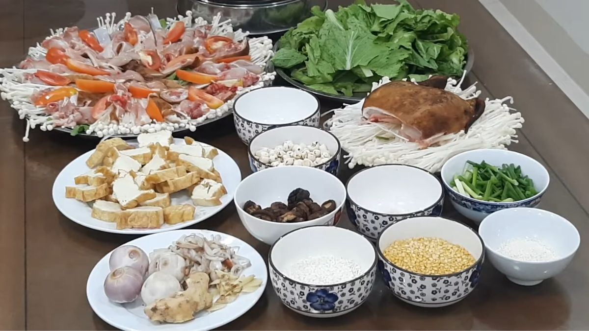 Nguyên liệu món ăn cách làm lẩu thỏ thơm ngon, bổ dưỡng, cực kỳ đơn giản tại nhà