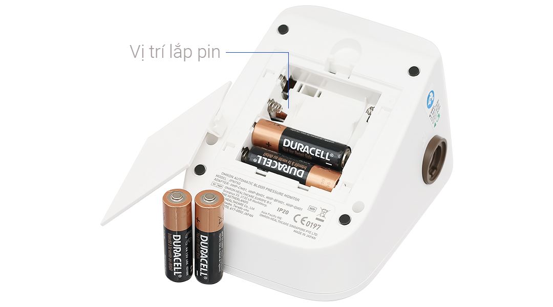 Vị trí lắp pin