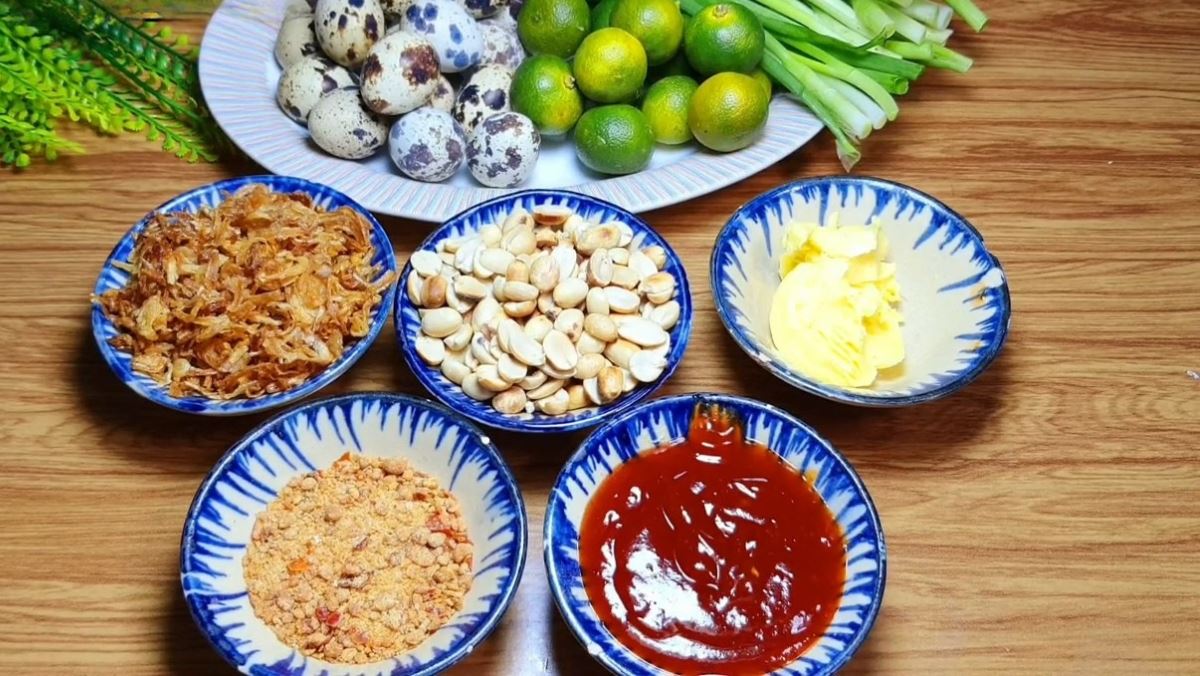Nguyên liệu món ăn sốt tắc chấm bánh tráng