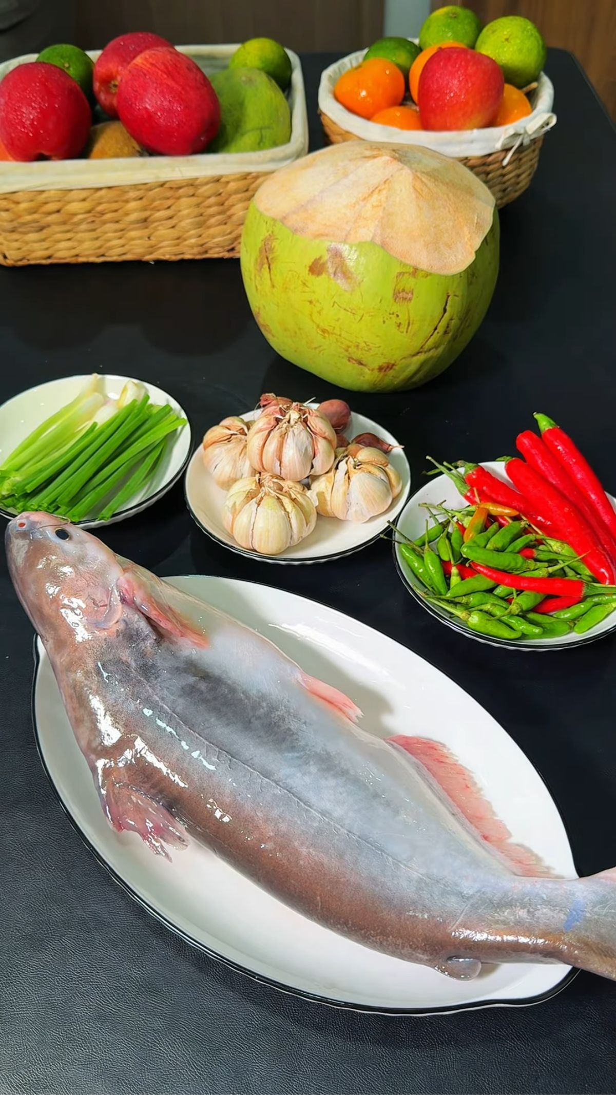 Nguyên liệu món ăn cá hú kho lạt