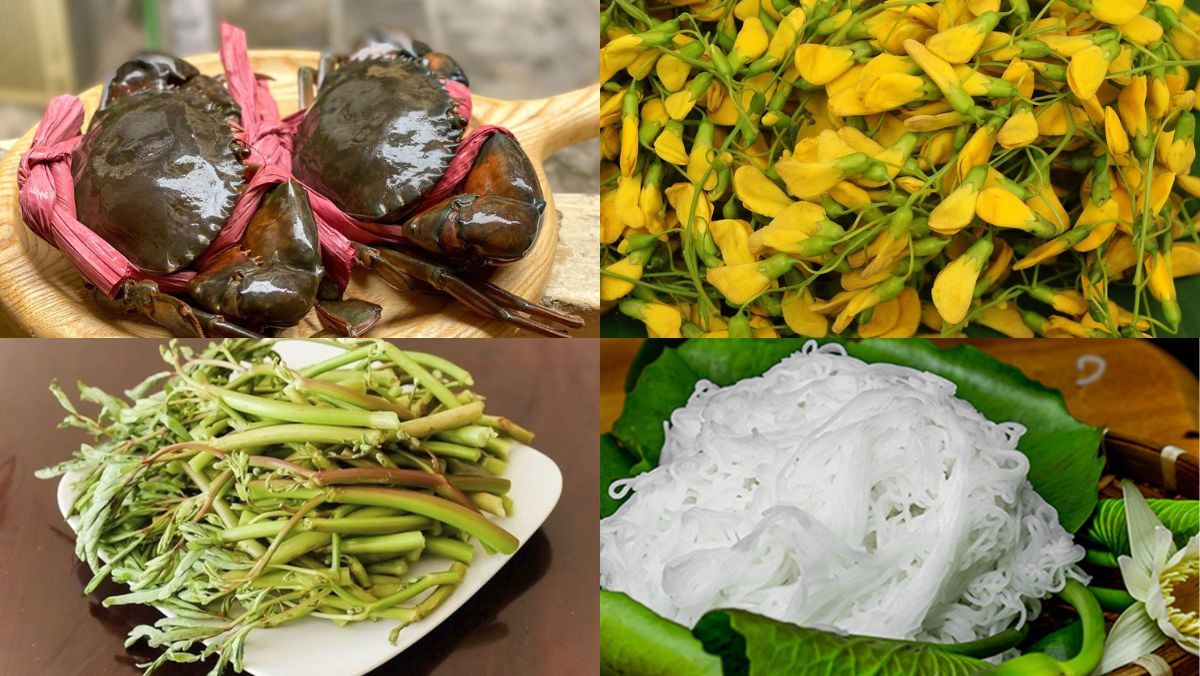 Nguyên liệu món ăn lẩu cua mà mau