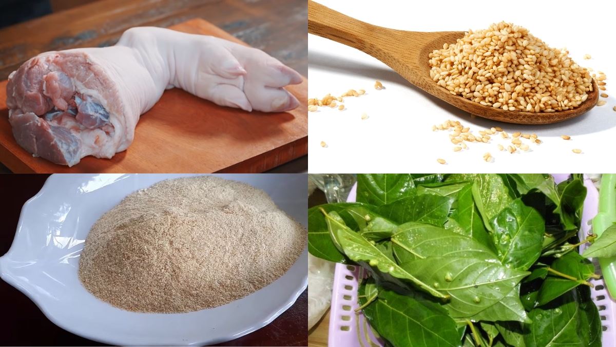 Nguyên liệu món ăn nem chạo ninh bình