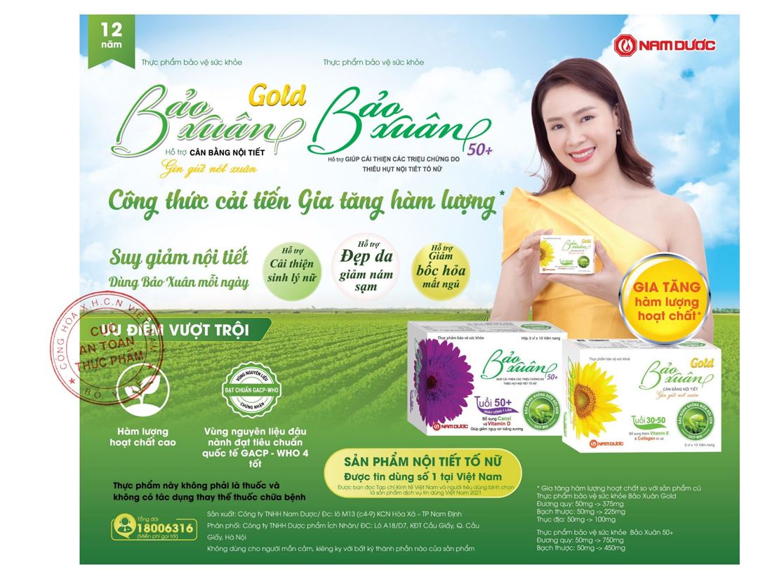 Bảo Xuân Gold hộp 30 viên