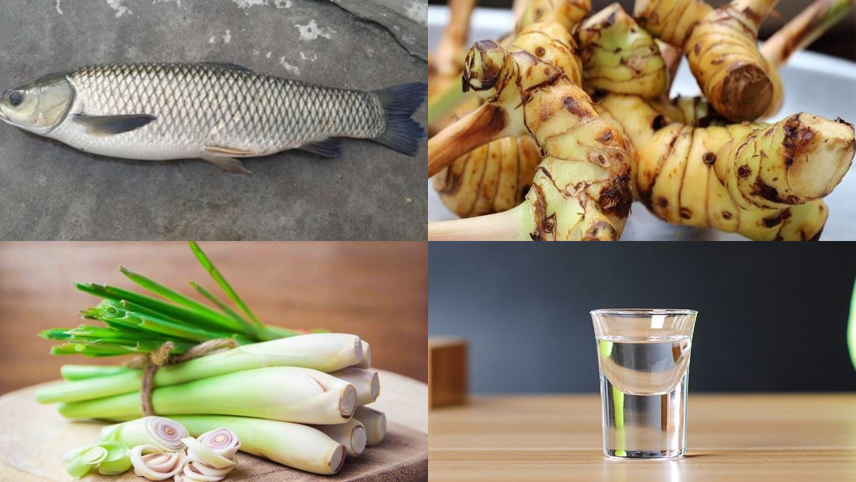 Nguyên liệu món ăn cá kho bằng nồi nấu chậm