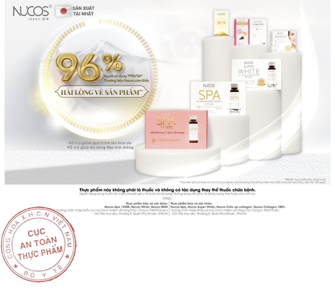 Nucos Spa 10.000 hộp 10 lọ