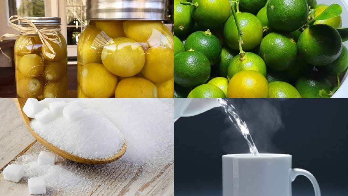 Nguyên liệu món ăn cách pha nước chanh muối