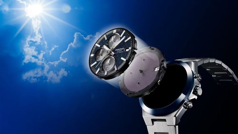 Đồng hồ Casio Edifice nổi tiếng với công nghệ Tough Solar năng lượng ánh sáng Đồng hồ Casio Edifice nổi tiếng với công nghệ Tough Solar