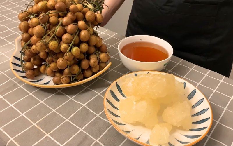 Nguyên liệu món ăn quất hồng bì ngâm mật ong