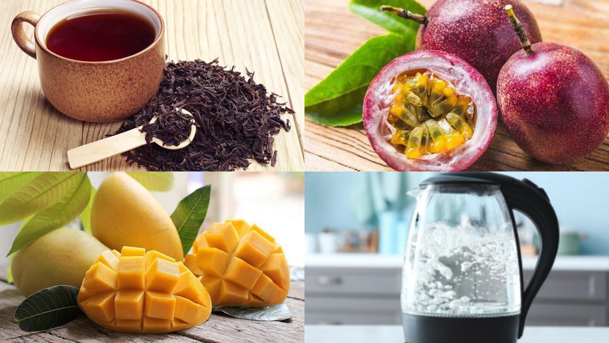 Nguyên liệu món ăn trà xoài chanh leo