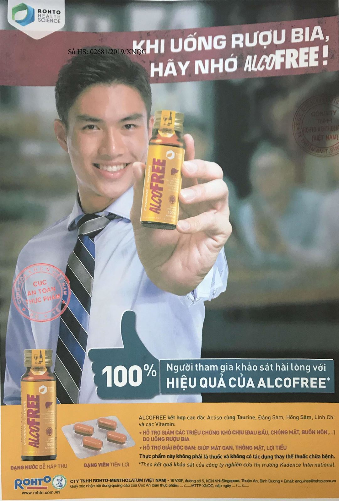 Rohto Alcofree hộp 10 chai x 50ml