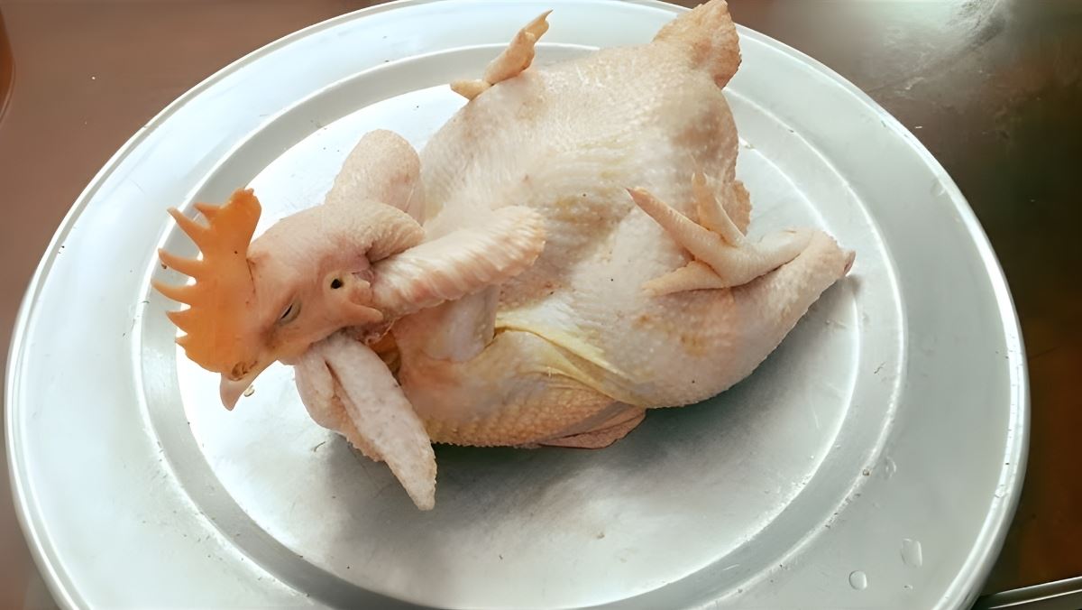 Nguyên liệu món ăn tạo dáng gà cúng