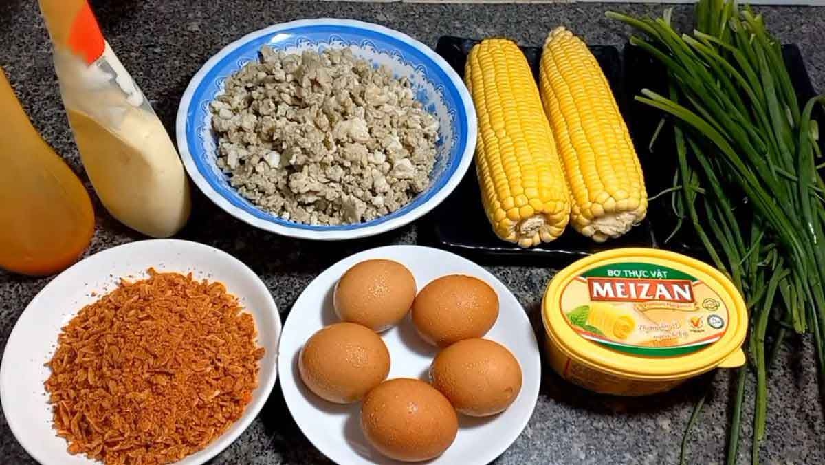 Nguyên liệu món ăn bánh tráng nướng đà lạt