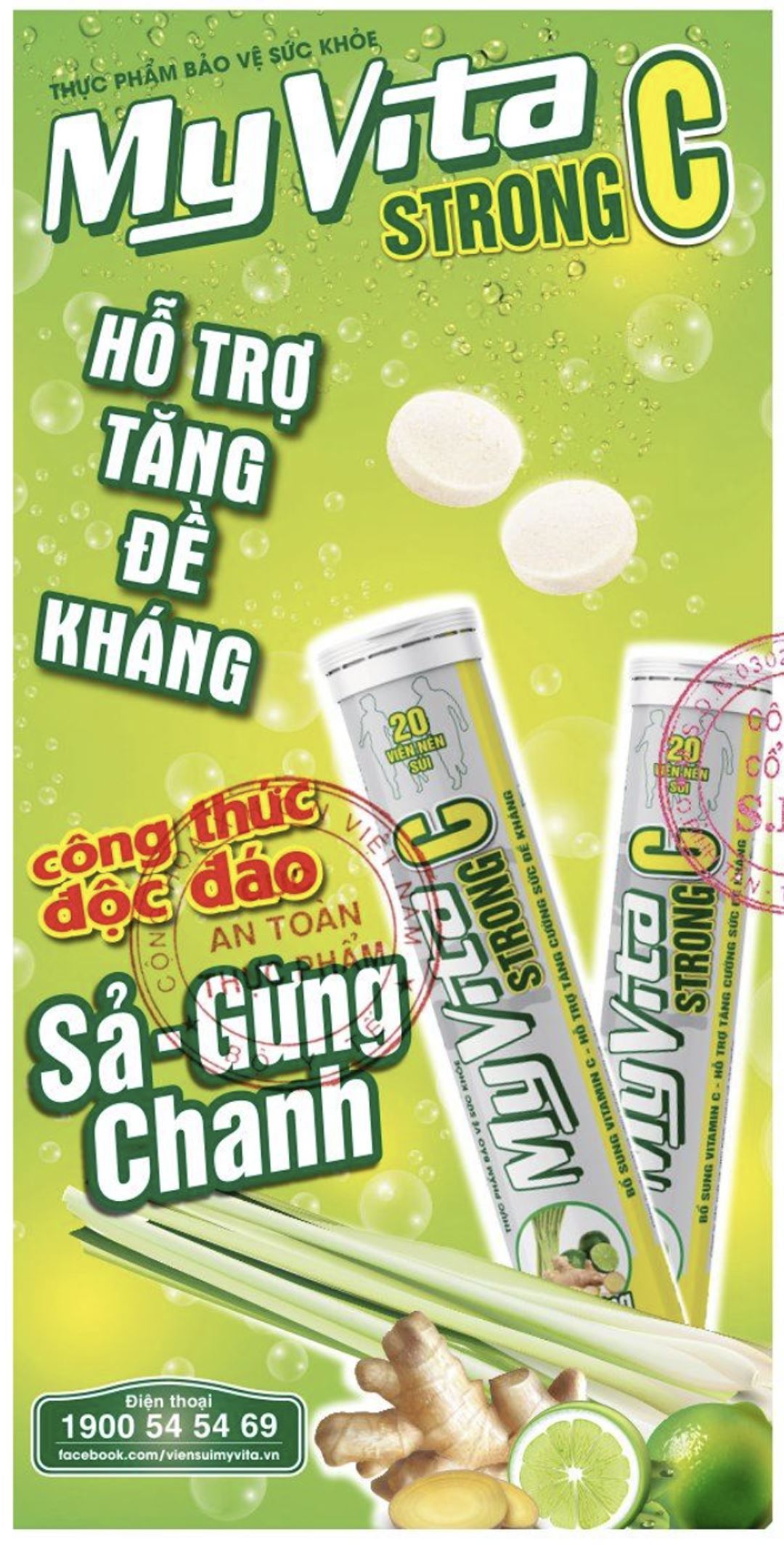 Myvita Strong C tuýp 20 viên