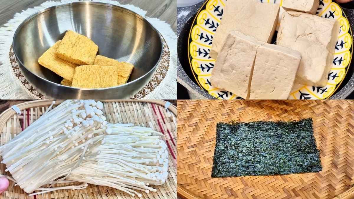 Nguyên liệu món ăn cá kèo chay