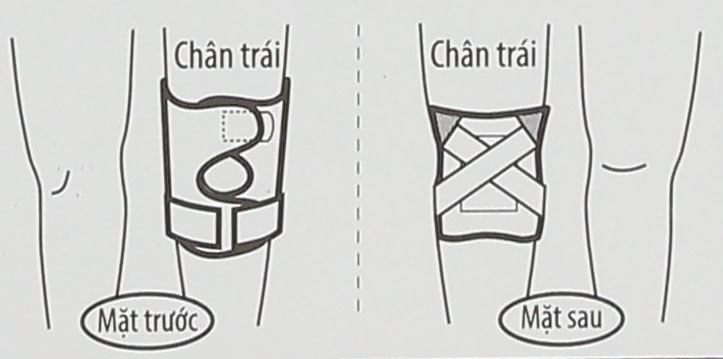 Đai đầu gối Bonbone Thin PF Cross Belt 