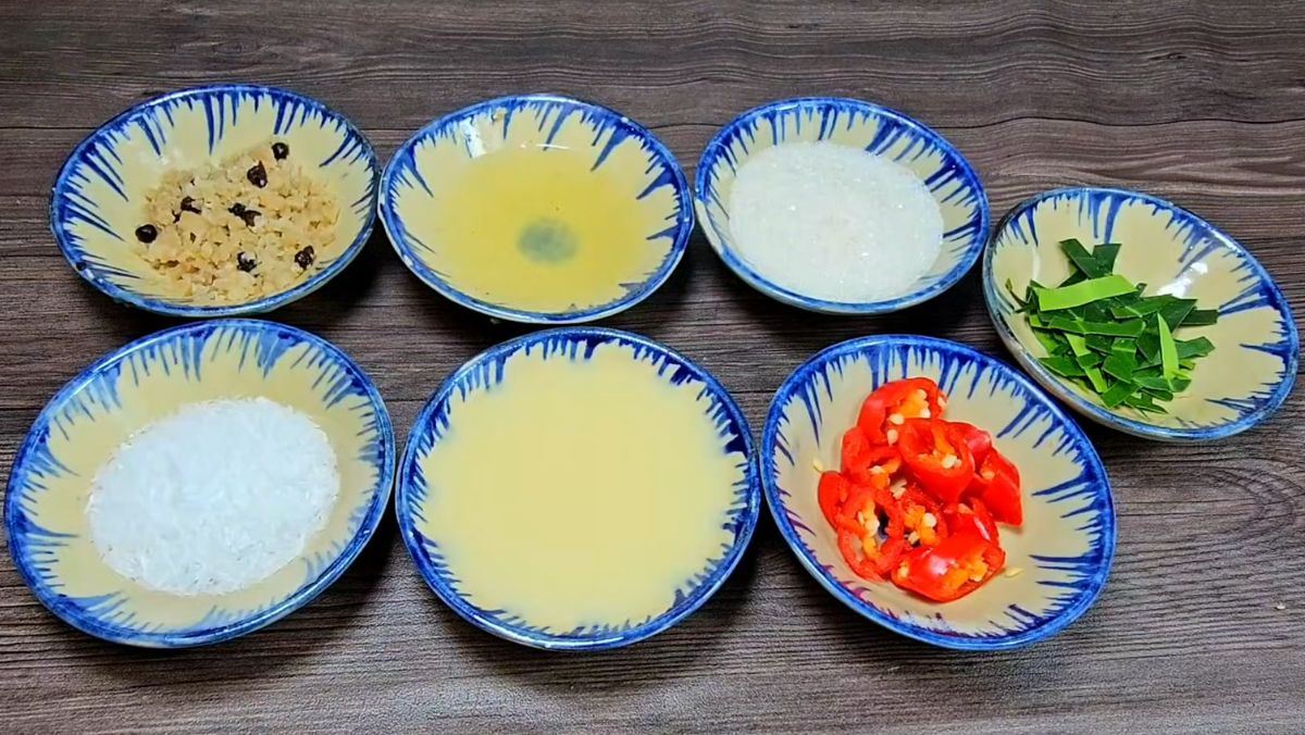 Nguyên liệu món ăn tôm rang muối hột