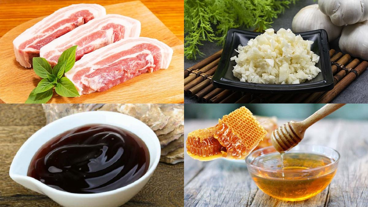 Nguyên liệu món ăn thịt nướng than hoa