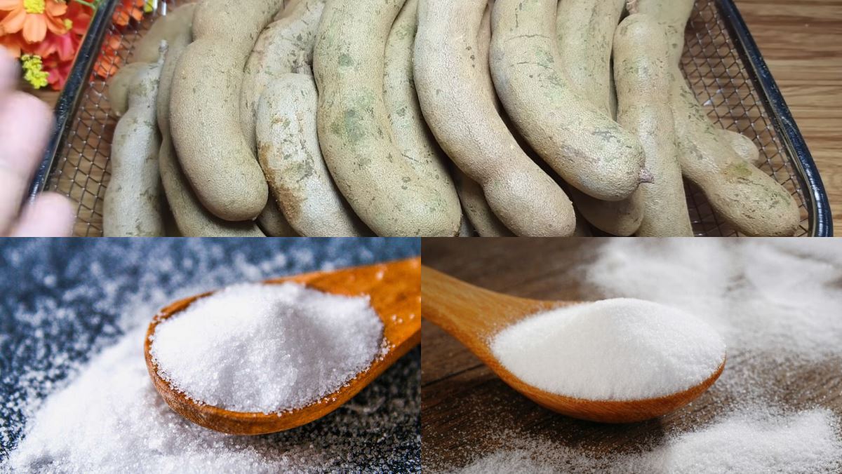 Nguyên liệu món ăn mứt me ngào đường