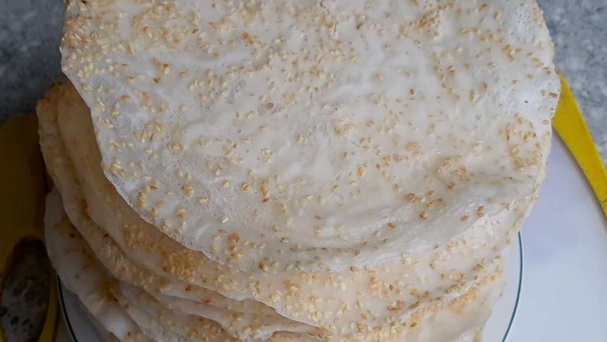 Nguyên liệu món ăn bánh tráng nướng bằng nồi chiên không dầu