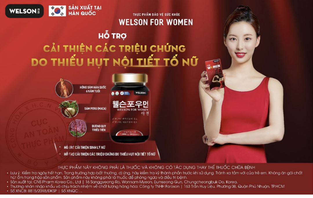 Welson For Women hộp 60 viên