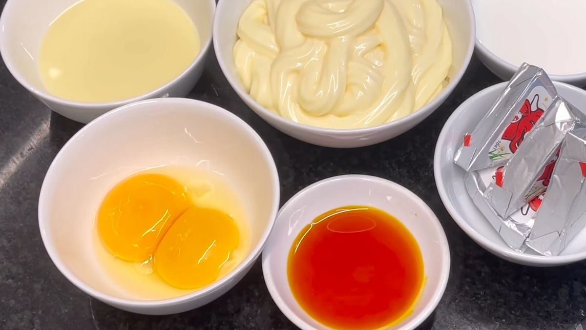 Nguyên liệu món ăn sốt phô mai nướng tôm