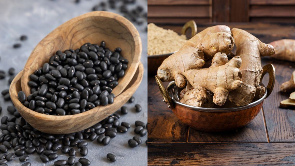 Nguyên liệu món ăn nước đậu đen với gừng
