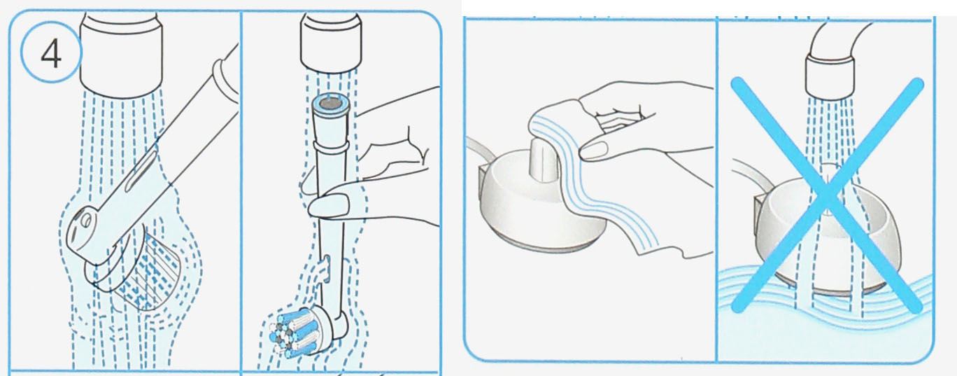 Hướng dẫn vệ sinh đầu bàn chải Oral-B