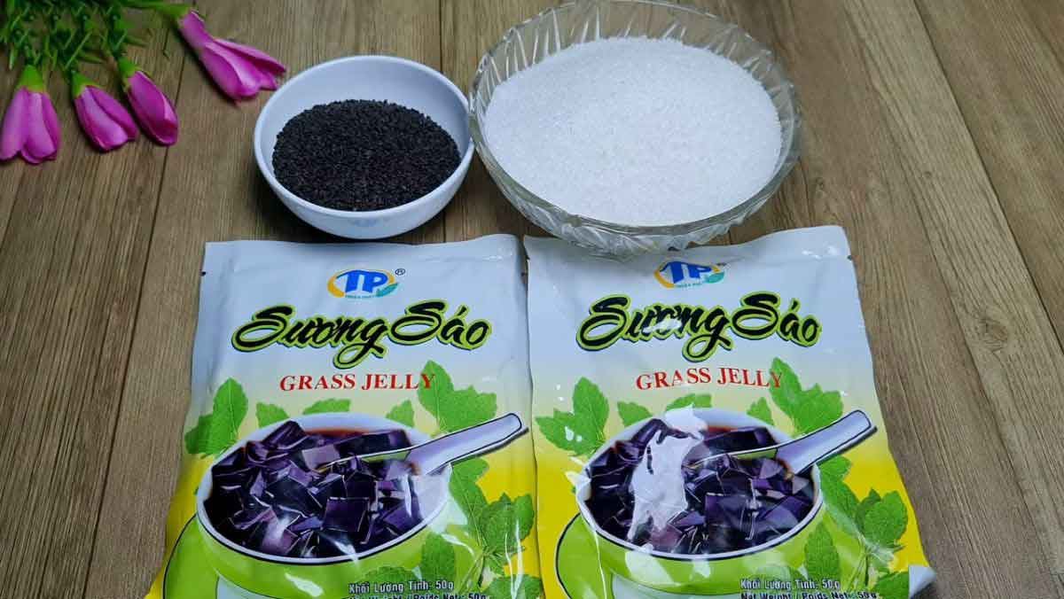 Nguyên liệu món ăn sương sáo hạt é